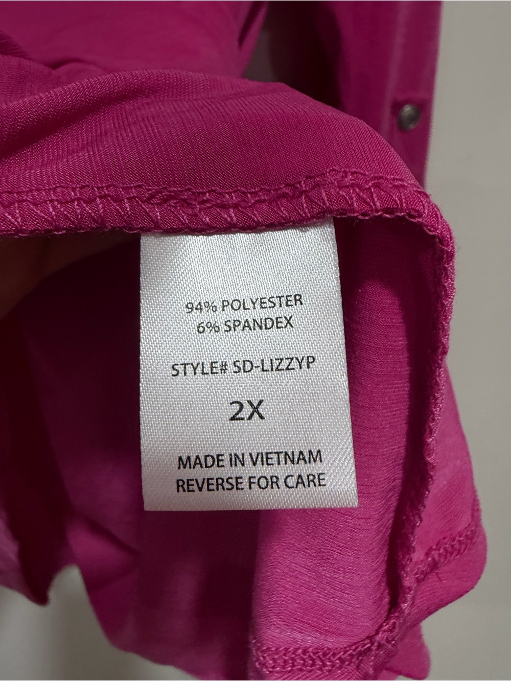DEAR SCARLETT LIZZY TOP-2X - Picture 7 of 7